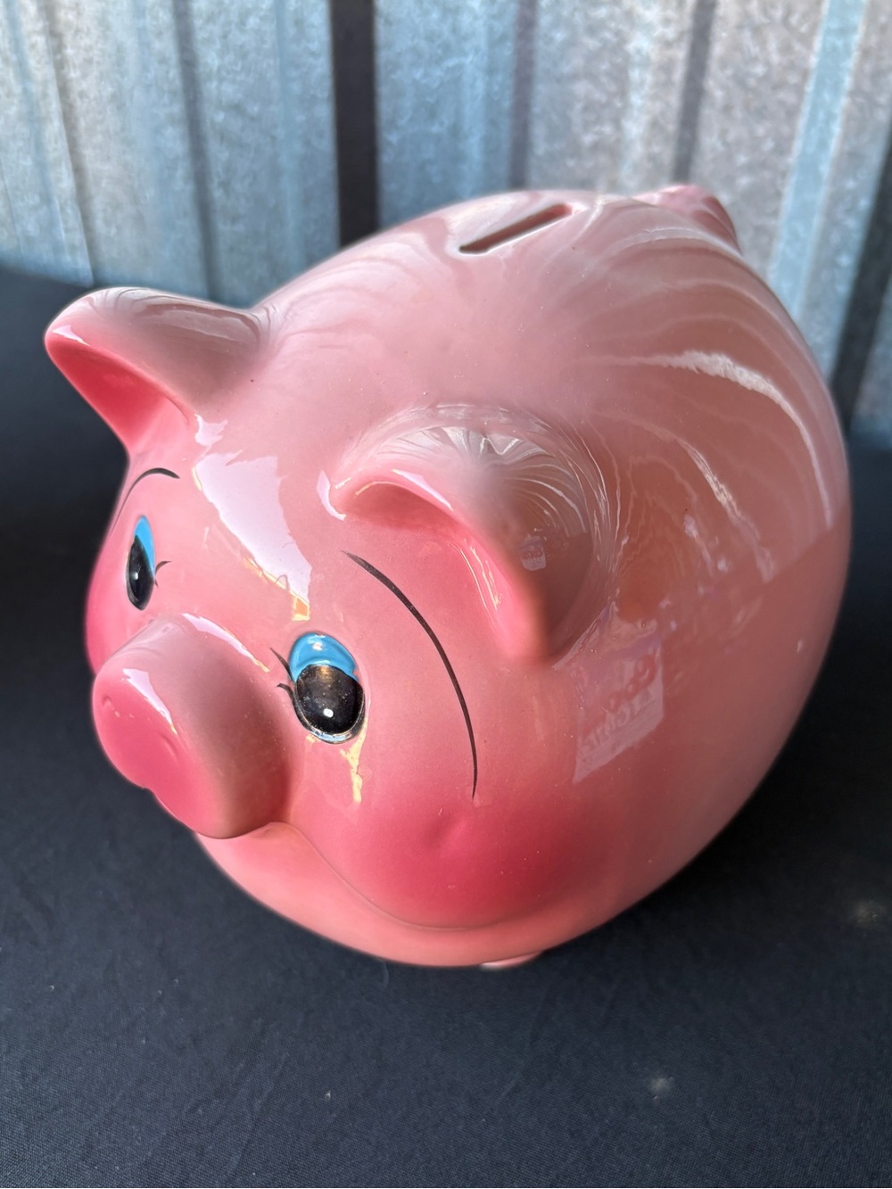 Vintage Mid Century Ceramic Piggy Bank
